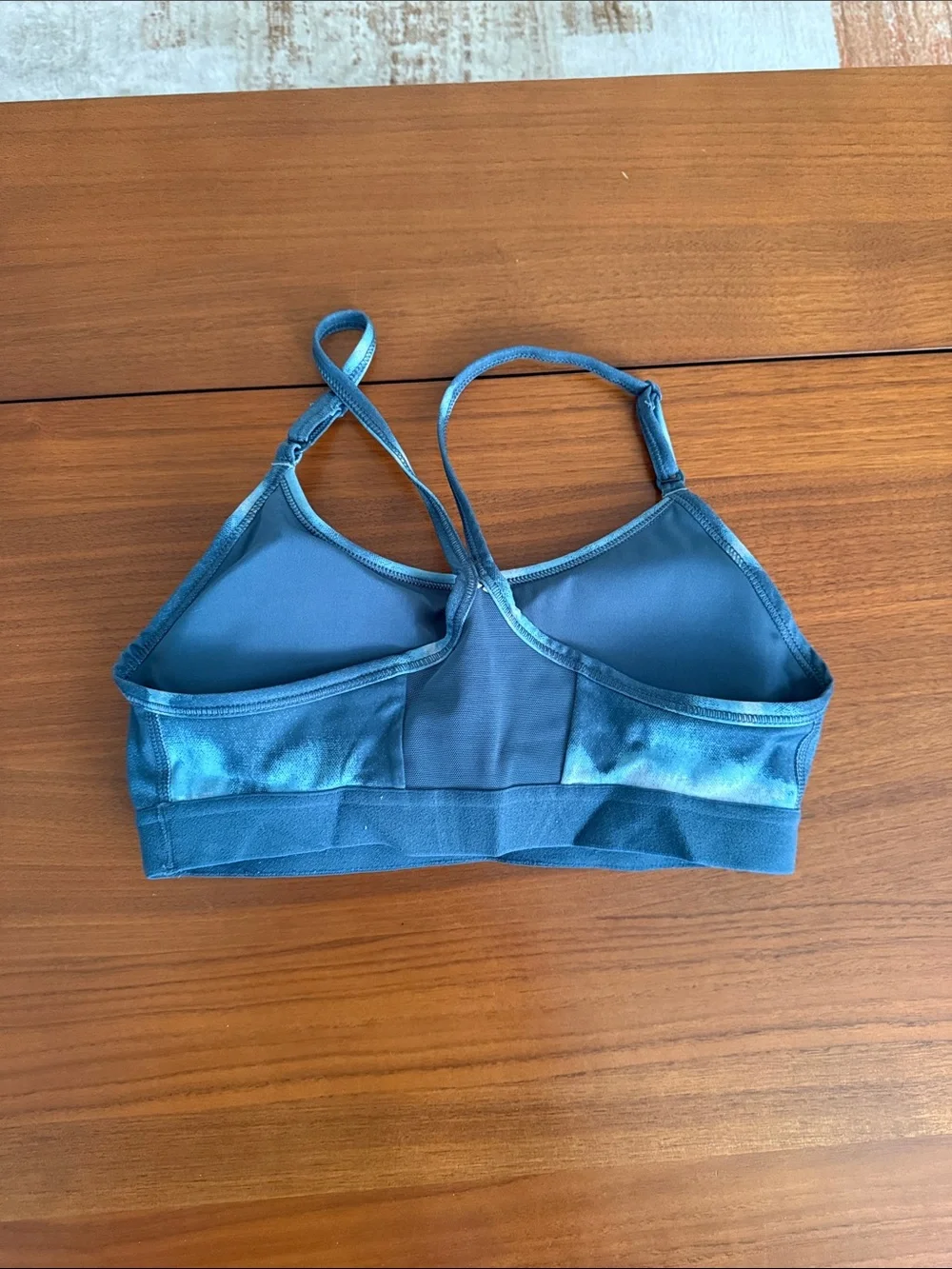 Nike Blue Women's Top with orange Accent